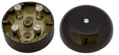 Kulodosa - Svart porslin 55 mm rund