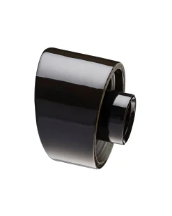 Lampsockel porslin - Svart/vinklad IP20