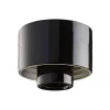 Lampsockel utomhus/våtrum - Svart/rak IP54