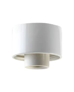 Lampsockel utomhus/våtrum - Vit/rak IP54
