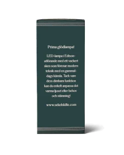 LED-lampa Sekelskifte - Edison 64 mm 270 lm, bärnsten
