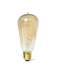 LED-lampa Sekelskifte - Edison 64 mm 270 lm, bärnsten
