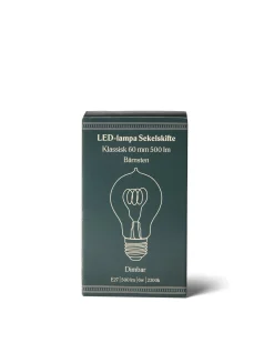 LED-lampa Sekelskifte - Klassisk 60 mm 500 lm, bärnsten