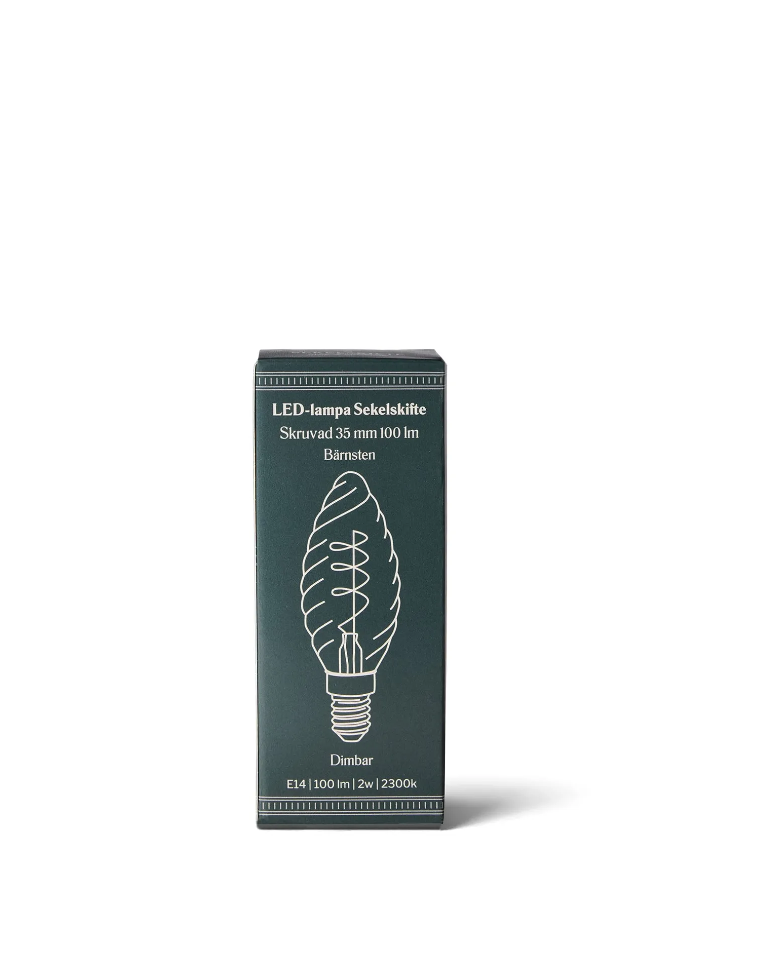 LED-lampa - Skruvad E14 35 mm 100 lm, bärnsten