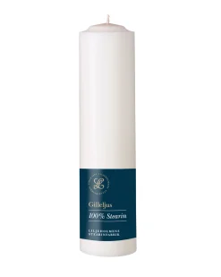 Liljeholmens Gilleljus - Blockljus vit 5x20 cm