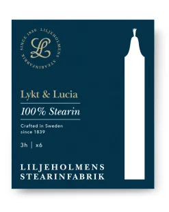 Liljeholmens Lykt- & Lucialjus - 6-pack vit