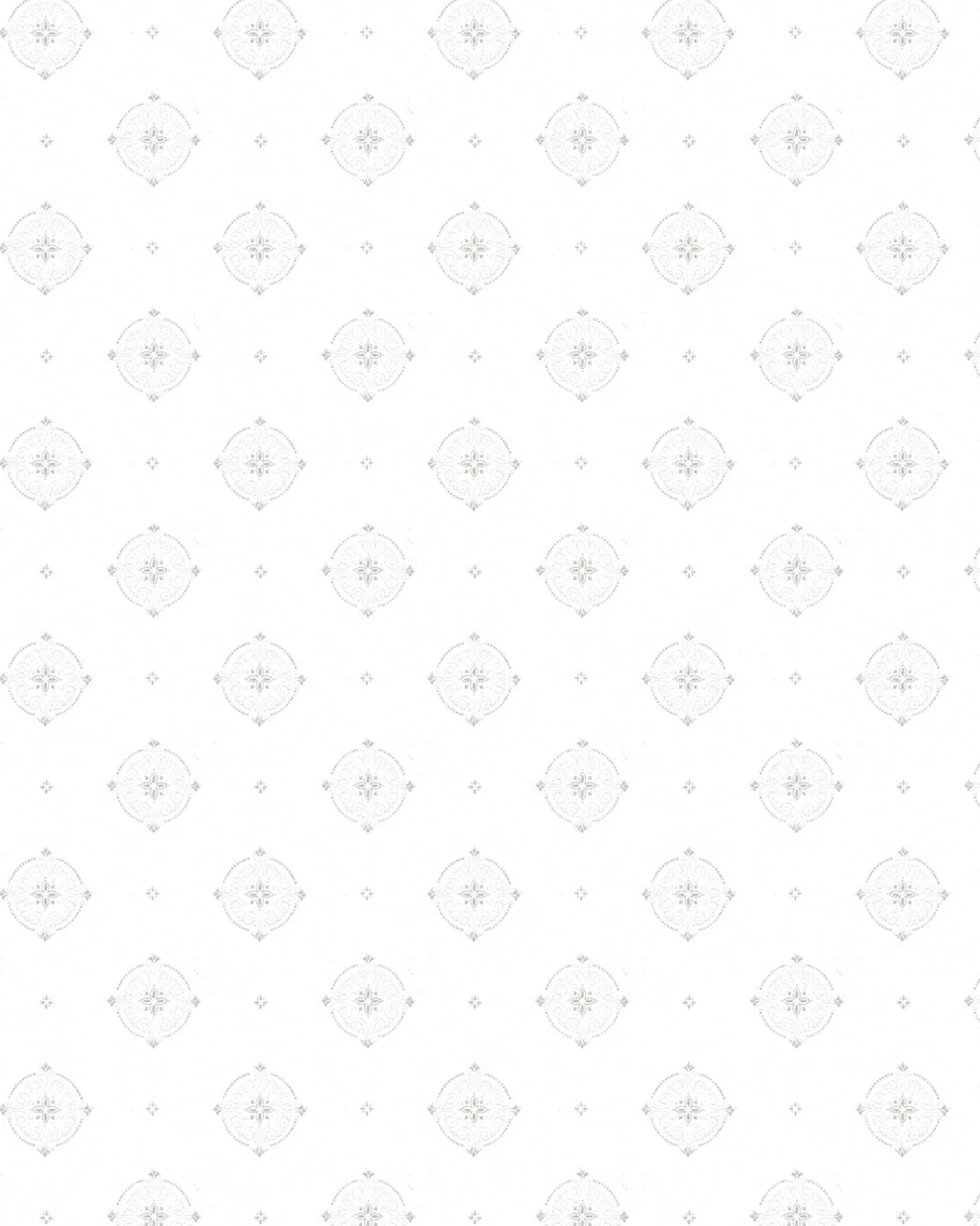 Lim & Handtryck Tapet - Gunnebo slott vit/silver