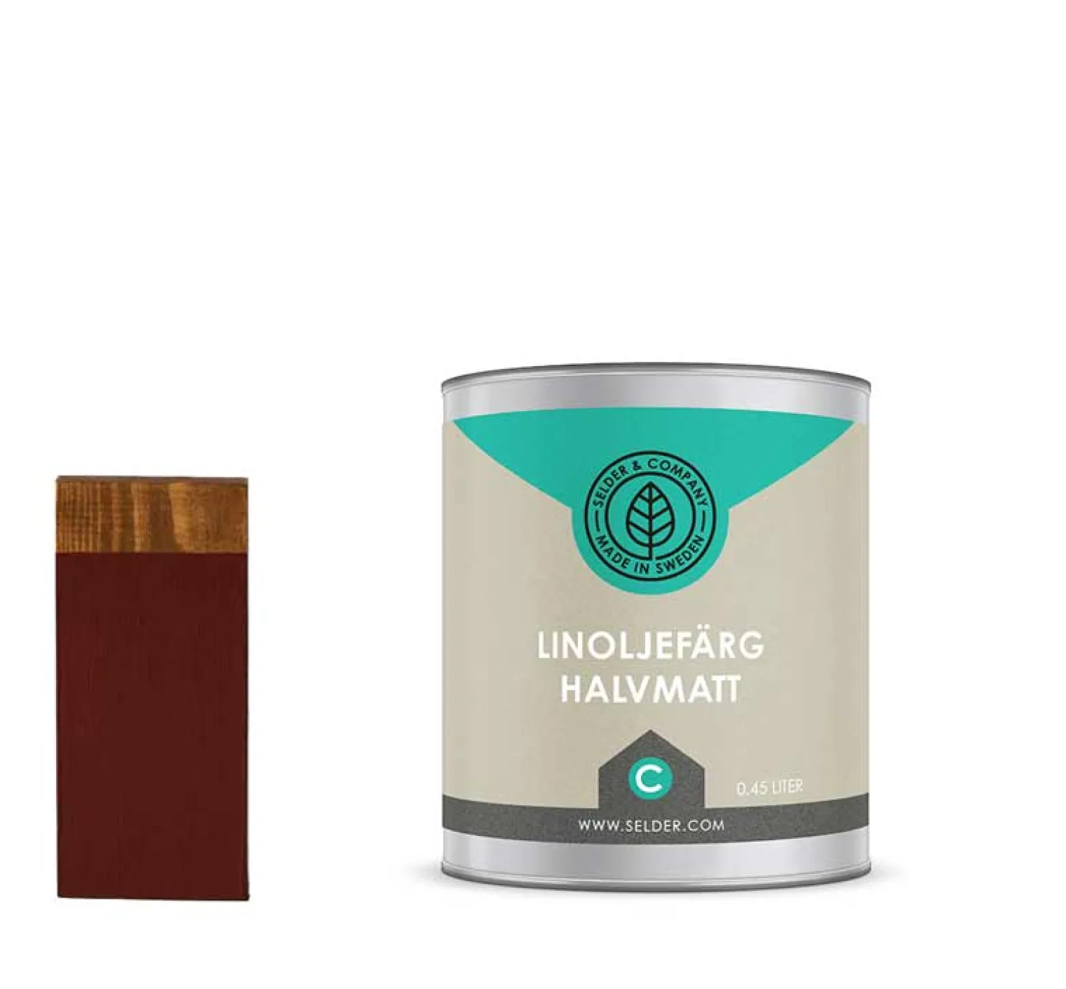 Linoljefärg Selder & Co - Engelsk röd