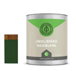 Linoljefärg Selder & Co - Kromoxidgrön