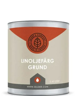 Linoljefärg Selder & Co - Vit grund