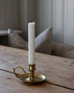 Ljusstake mässing - Bordsljusstake liten