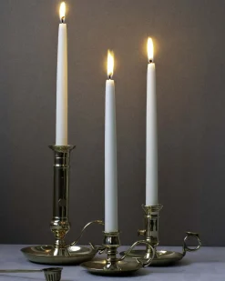 Ljusstake mässing - Kontorsljusstake 20 cm