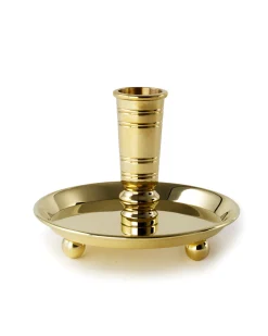 Ljusstake mässing - Solliden