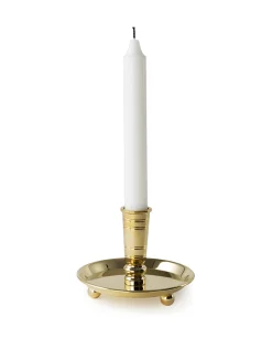 Ljusstake mässing - Solliden