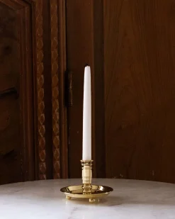 Ljusstake mässing - Solliden