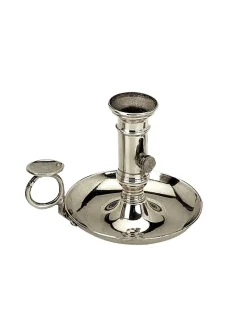 Ljusstake silver - Kontorsljusstake 10 cm