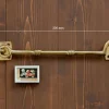 Lång hasp mässing - Kasthake 250 mm