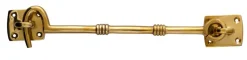 Lång hasp mässing - Kasthake 250 mm