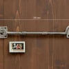 Lång hasp nickel - Kasthake 250 mm