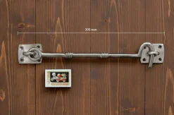 Lång hasp nickel - Kasthake 250 mm