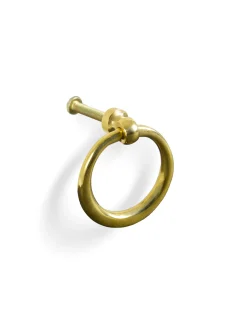 Möbelbeslag - Schatullhandtag mässing ring