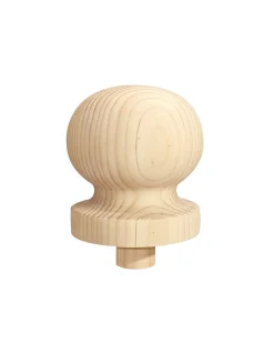 Ändknopp till stolpe - 90 x 80 mm