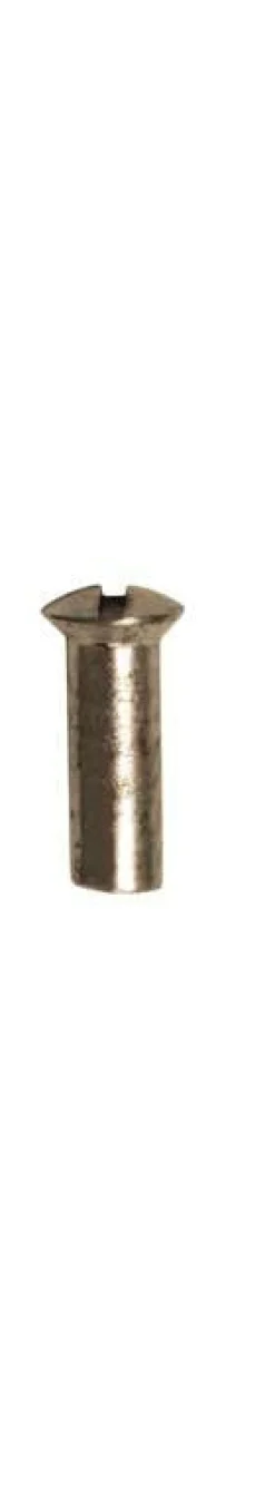 Nippel, spår, till genomgående skruv M4 - Nickel