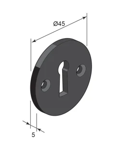 Nyckelskylt - Bakelit 45 mm