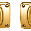 Nyckelskylt - Fyrkantig mässing 45 mm