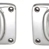 Nyckelskylt - Fyrkantig nickel 45 mm