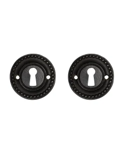 Nyckelskylt - Gjutjärn ornamenterad 59 mm