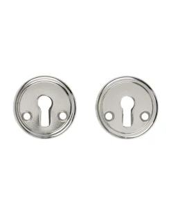 Nyckelskylt - Låsbolaget 7 nickel 48 mm