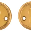 Nyckelskylt 47 mm mässing, kläpp - Sekelskifte