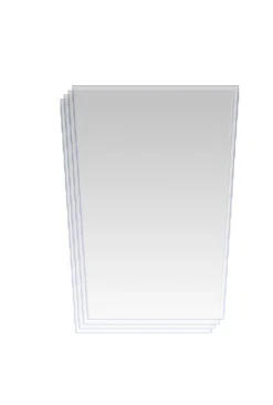 4-pack glasskärmar till lykthus S4