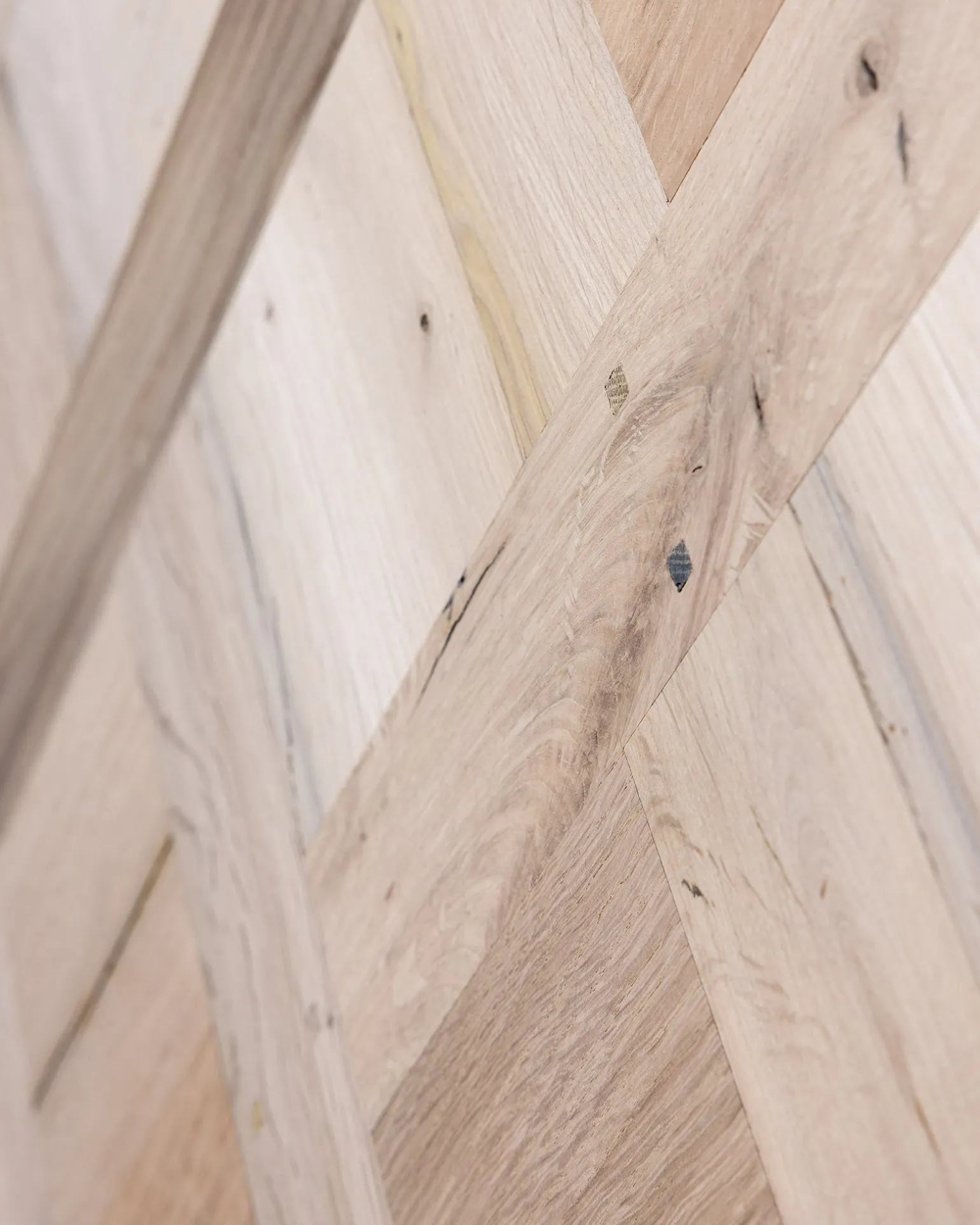 Panelgolv Versailles - Återvunnen antik ek 23x1000x1000 mm
