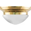 Plafond - Taklampa Frödingplafond 300 mässing, slipat mattglas