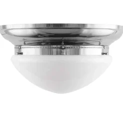 Plafond - Taklampa Frödingplafond 300 nickel, opalvit skärm
