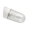 Porslinslampa IP20 - Vit/sned