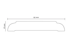 Provbit - Foder - Liksidigt 16 x 95 mm