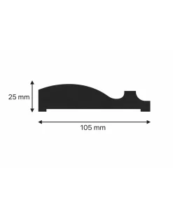 Provbit - Fodersockel - Gefle 25x105 mm