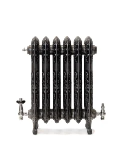 Radiatorventil termostat - Kensington krom/trä