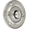 Ringklockeknapp - Rund förnicklad