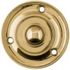 Ringklockeknapp - Rund mässing