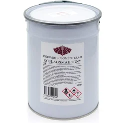 Roslagsmahogny Claessons - Röd