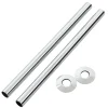 Rörskydd/Rörmanschett 130 x 18 mm till vattenrör - Krom