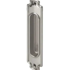 Skjutdörrshandtag - Linnéstaden nickel 160x37 mm