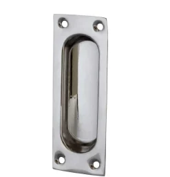 Skjutdörrshandtag - Nickel 95x34 mm