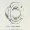 Skjutdörrshandtag - Næsman N:o 168 nickel