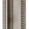Skjutdörrshandtag - Sekelskifte nickel 158x36 mm