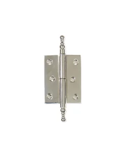 Skåpgångjärn - Knopp nickel 92 x 39 mm